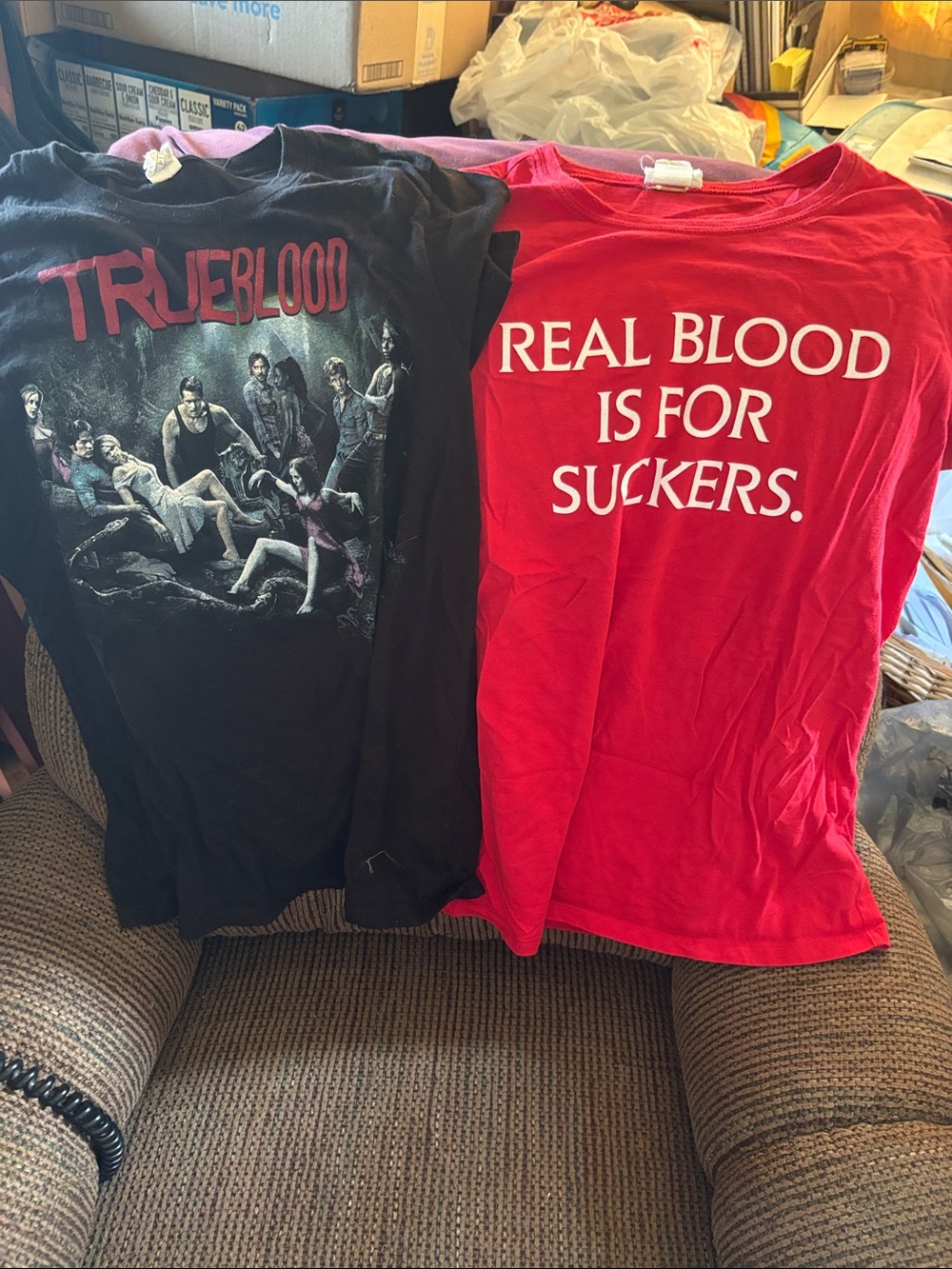 Ladies / Teens HBO  “True Blood” 2pc Graphic Tees set